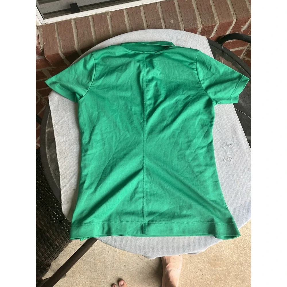 Nike Golf Women's Keswick Hall Green Logo Dri-Fit Polo Shirt Medium